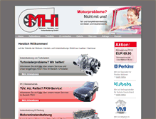 Tablet Screenshot of mhigmbh.de